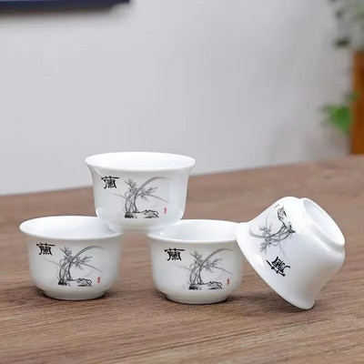 4 komada Kung Fu šalica za čaj Keramički set za čaj Dodaci Šalice i šalice Yixing čajnik Posuđe za čaj Samovar Kuhala Gaiwan Shu Puer Lonac Infuzor