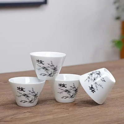 4 komada Kung Fu šalica za čaj Keramički set za čaj Dodaci Šalice i šalice Yixing čajnik Posuđe za čaj Samovar Kuhala Gaiwan Shu Puer Lonac Infuzor