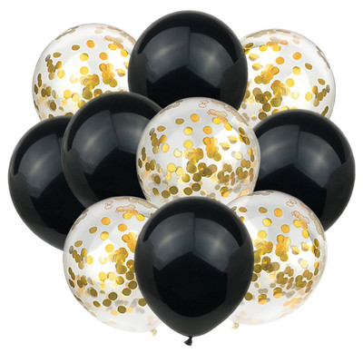 10 ΤΕΜ. Χρυσό Ασημί Μεταλλικό Λατέξ Μπαλόνια Κομφετί Baby Shower Γάμος Πρωτοχρονιάτικα Διακοσμητικά για πάρτι γενεθλίων Matte Globos