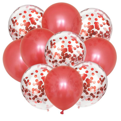 10 ΤΕΜ. Χρυσό Ασημί Μεταλλικό Λατέξ Μπαλόνια Κομφετί Baby Shower Γάμος Πρωτοχρονιάτικα Διακοσμητικά για πάρτι γενεθλίων Matte Globos