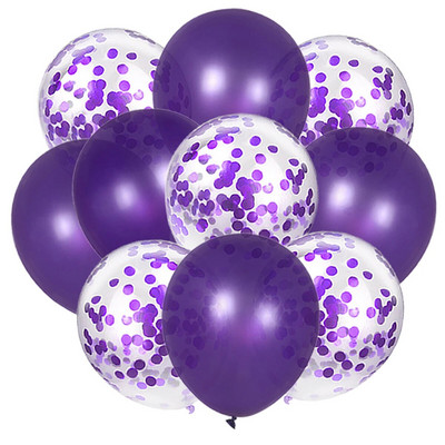 10 ΤΕΜ. Χρυσό Ασημί Μεταλλικό Λατέξ Μπαλόνια Κομφετί Baby Shower Γάμος Πρωτοχρονιάτικα Διακοσμητικά για πάρτι γενεθλίων Matte Globos