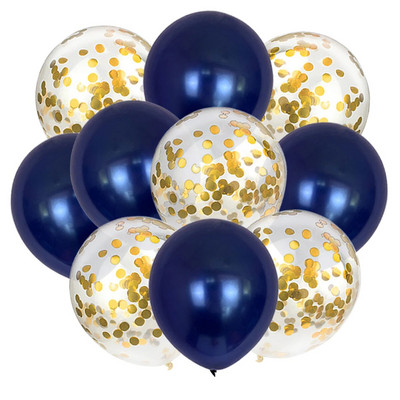 10 ΤΕΜ. Χρυσό Ασημί Μεταλλικό Λατέξ Μπαλόνια Κομφετί Baby Shower Γάμος Πρωτοχρονιάτικα Διακοσμητικά για πάρτι γενεθλίων Matte Globos