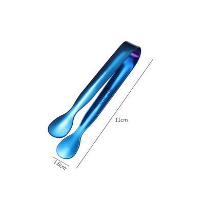 Stezaljke za kockice leda od nehrđajućeg čelika Okrugla glava Male hvataljke za roštilj za pecivo Stezaljka za posluživanje Pribor za bar