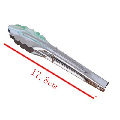 Hvataljka za roštiljanje od nehrđajućeg čelika od 8 inča Hvataljka za serviranje salate i kruha Neprianjajuća hvataljka za pečenje roštilja Kuhinjski dodaci