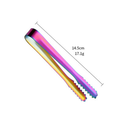 1 db arany mini jégcsipesz rozsdamentes acél arany cukorbilincs kávé jégkockafogóhoz ételtálaló klip party bár konyhai edények