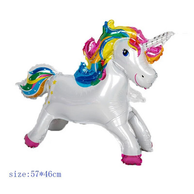 Crtani jednorog Tema aluminijske folije Balon Rođendanska zabava Dekoracija Balon Djevojčica Baby Shower
