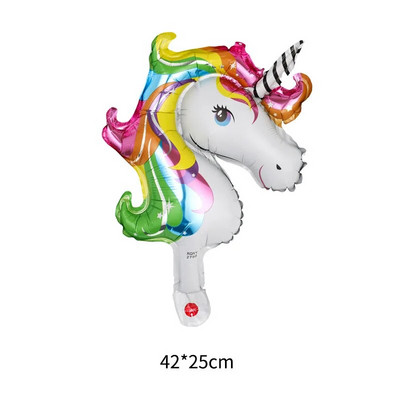 Crtani jednorog Tema aluminijske folije Balon Rođendanska zabava Dekoracija Balon Djevojčica Baby Shower