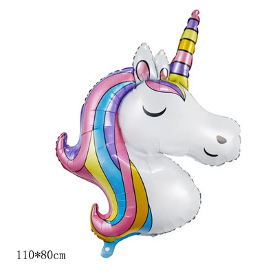 Crtani jednorog Tema aluminijske folije Balon Rođendanska zabava Dekoracija Balon Djevojčica Baby Shower