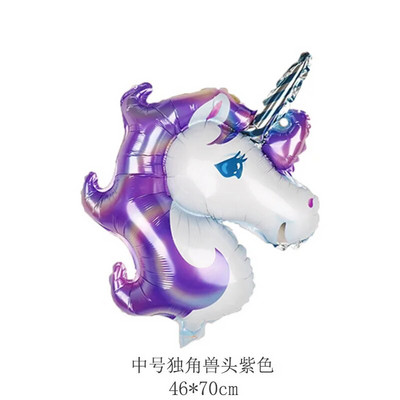 Crtani jednorog Tema aluminijske folije Balon Rođendanska zabava Dekoracija Balon Djevojčica Baby Shower