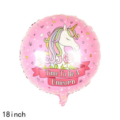 Crtani jednorog Tema aluminijske folije Balon Rođendanska zabava Dekoracija Balon Djevojčica Baby Shower