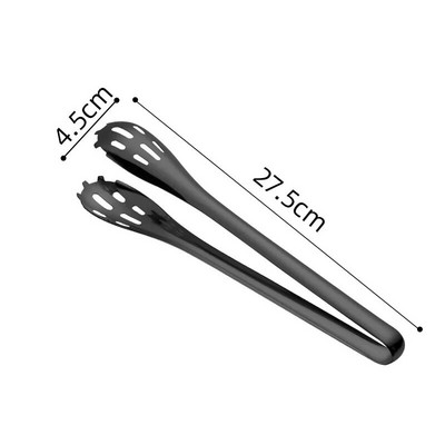 304 Nerūdijančio plieno ilgų rankų virtuvės maisto žnyplės Kiaušinių duonos makaronų salotų spaustukas Grilio spaustukas Virtuvės reikmenys Maisto gaminimo reikmenys