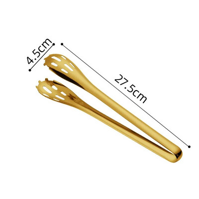 304 Nerūdijančio plieno ilgų rankų virtuvės maisto žnyplės Kiaušinių duonos makaronų salotų spaustukas Grilio spaustukas Virtuvės reikmenys Maisto gaminimo reikmenys