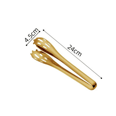 304 Nerūdijančio plieno ilgų rankų virtuvės maisto žnyplės Kiaušinių duonos makaronų salotų spaustukas Grilio spaustukas Virtuvės reikmenys Maisto gaminimo reikmenys