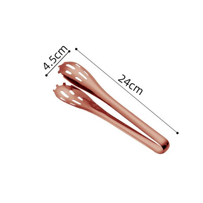 304 Nerūdijančio plieno ilgų rankų virtuvės maisto žnyplės Kiaušinių duonos makaronų salotų spaustukas Grilio spaustukas Virtuvės reikmenys Maisto gaminimo reikmenys