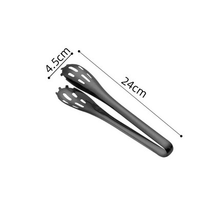 304 Nerūdijančio plieno ilgų rankų virtuvės maisto žnyplės Kiaušinių duonos makaronų salotų spaustukas Grilio spaustukas Virtuvės reikmenys Maisto gaminimo reikmenys