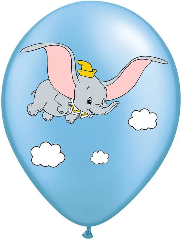 10 vnt/stal. Dramblio balionai Baby Shower Vakarėlio dekoras berniukams Mergaitėms Gyvūnams Pet Fly Dramblys Latekso Balionas Dumbo Gimtadienio puošmena
