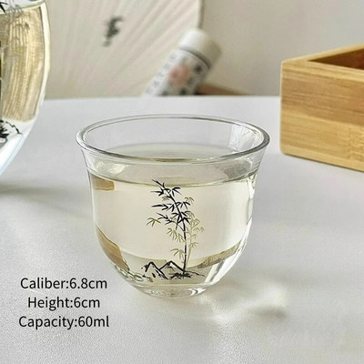 Kreativni Kung Fu set šalica za čaj Naočale u japanskom stilu Čaše za čaj Stakleni čajnik s filterom Setovi za čaj Kućni kuhinjski pribor