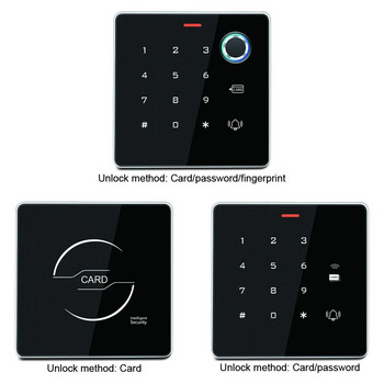 Εξωτερικός εξωτερικός μεταλλικός αυτόνομος ελεγκτής πρόσβασης Digicode RFID Πληκτρολόγιο Wiegand Card Reader 125KHz Rainproof for Access Control System
