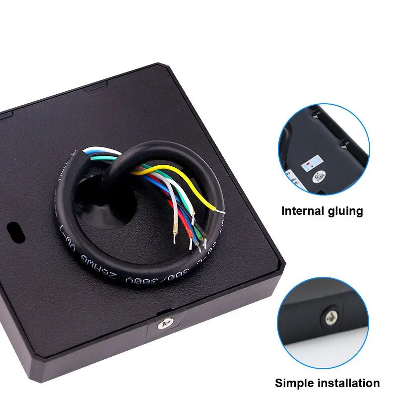 RFID Wiegand четец Водоустойчив IP68 поддръжка IC карта 13.56Mhz RFID Smart Access Control Четци на карти WG26/34 Изход