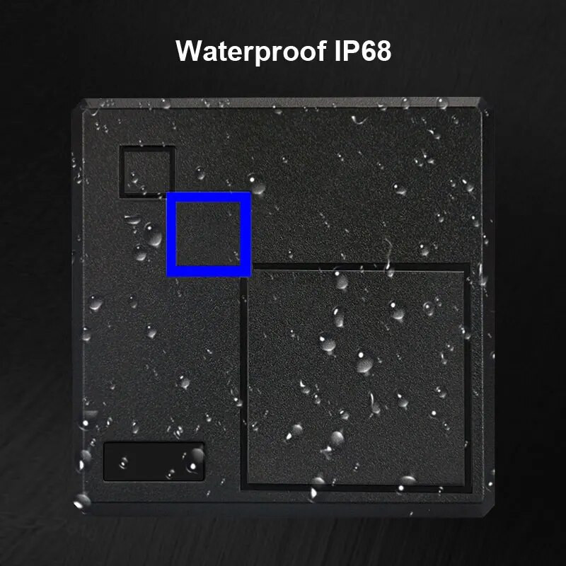 RFID Wiegand четец Водоустойчив IP68 поддръжка IC карта 13.56Mhz RFID Smart Access Control Четци на карти WG26/34 Изход