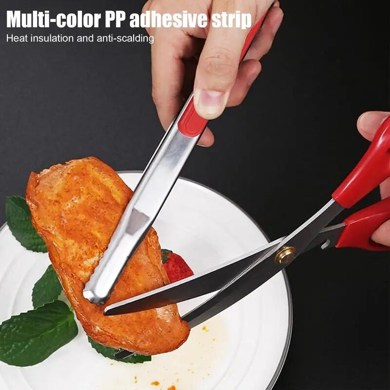 Kuhinjska hvataljka za kuhanje Kuhinjska hvataljka od nehrđajućeg čelika Kuhinjski pribor Izolirana hvataljka za prženje otporna na toplinu za teške uvjete rada
