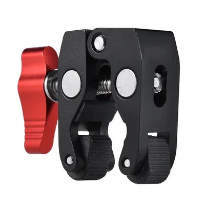 Metalna super stezaljka s dvostrukom kuglastom glavom Magic Arm Stezaljka 1/4'' 3/8'' Otvor za telefon Video nosač Monitor LED svjetlo Mikrofon