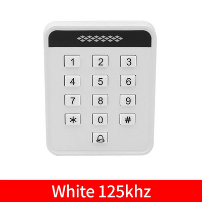 1000 kasutaja lihtne juurdepääsu juhtimisklaviatuur, eraldiseisev RFID-masina parool 125 kHz 13,56 MHz kaardi ukseavaja Wiegand 26 34 väljund