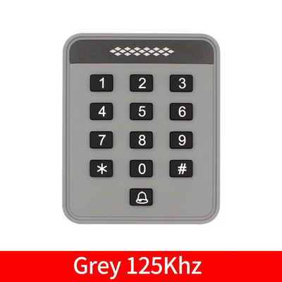 1000 kasutaja lihtne juurdepääsu juhtimisklaviatuur, eraldiseisev RFID-masina parool 125 kHz 13,56 MHz kaardi ukseavaja Wiegand 26 34 väljund