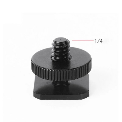 1/4 sraigtinė kamera 3/8 colių keitiklio srieginiai varžtai, montuojami blykstės karšto bato adapteris trikojo sriegio šviesos stovo plokštė 1/4" 3/8" rinkinys