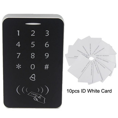 Atskira prieigos kontrolės sistema RFID 125KHZ prieigos valdymo klaviatūra skaitmeninis skydelis Kortelių skaitytuvas išmanusis durų užraktų sistema 2000 vartotojas