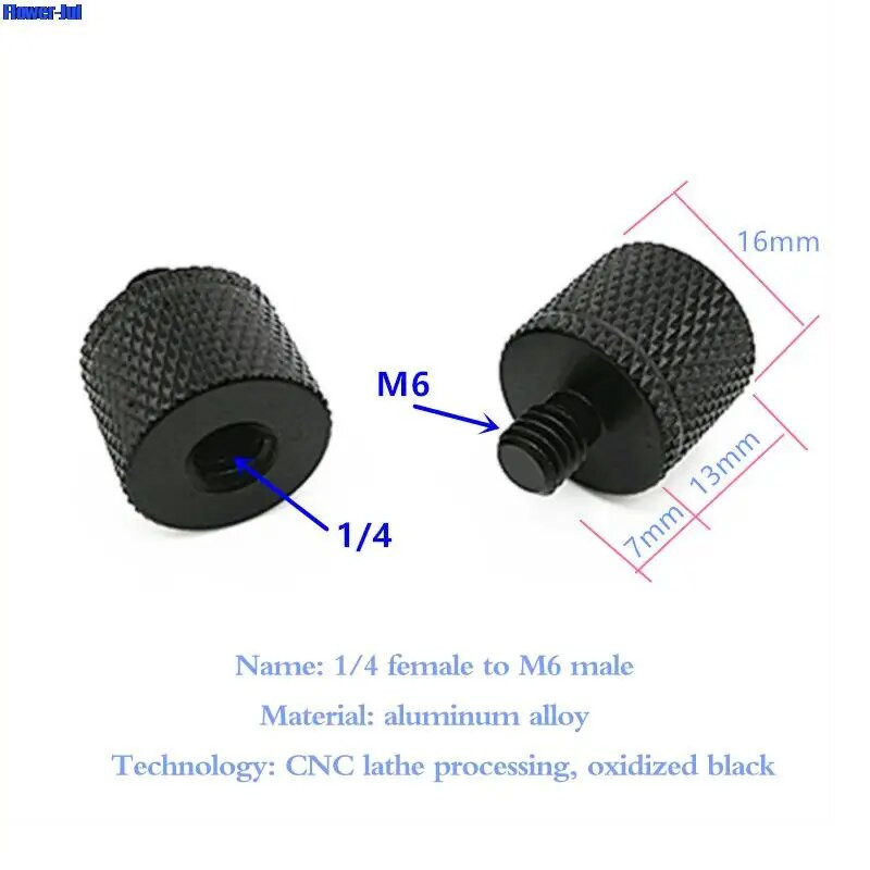 Pārveidošanas skrūve 1/4 uz M4 M5 M6 M8 M10 collu projektora kronšteina adaptera fotografēšanas piederumi kameras statīva lodgalvai