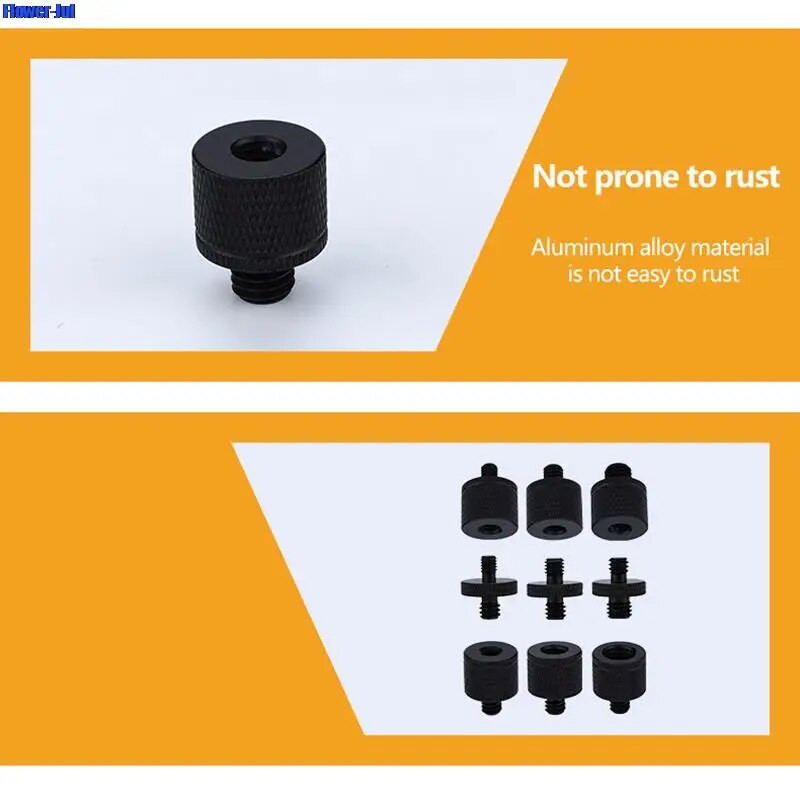 Pārveidošanas skrūve 1/4 uz M4 M5 M6 M8 M10 collu projektora kronšteina adaptera fotografēšanas piederumi kameras statīva lodgalvai