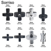 Kamera Vijak muški 1/4`` do 1/4 3/8 5/8 M4 M5 M6 M8 M10 M12 inča Adapter za montiranje na stativ Ploča za brzo otpuštanje za Dslr kuglastu glavu