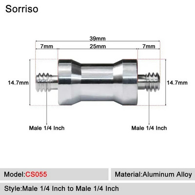 Kamera Vijak muški 1/4`` do 1/4 3/8 5/8 M4 M5 M6 M8 M10 M12 inča Adapter za montiranje na stativ Ploča za brzo otpuštanje za Dslr kuglastu glavu