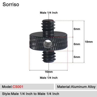 Kamera Vijak muški 1/4`` do 1/4 3/8 5/8 M4 M5 M6 M8 M10 M12 inča Adapter za montiranje na stativ Ploča za brzo otpuštanje za Dslr kuglastu glavu