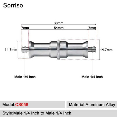 Kamera Vijak muški 1/4`` do 1/4 3/8 5/8 M4 M5 M6 M8 M10 M12 inča Adapter za montiranje na stativ Ploča za brzo otpuštanje za Dslr kuglastu glavu