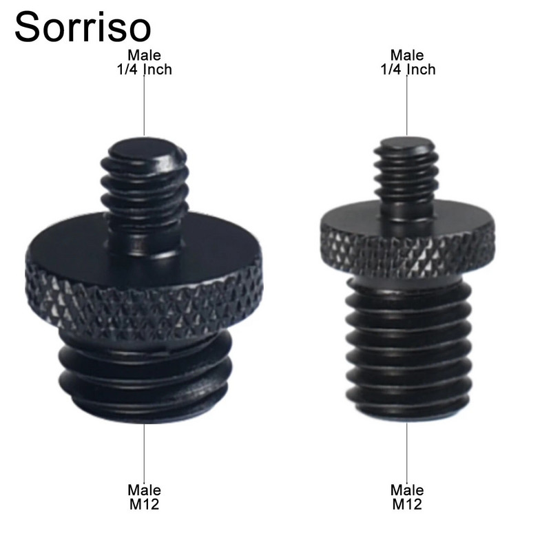 Kamera Vijak muški 1/4`` do 1/4 3/8 5/8 M4 M5 M6 M8 M10 M12 inča Adapter za montiranje na stativ Ploča za brzo otpuštanje za Dslr kuglastu glavu