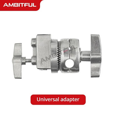 Didelės apkrovos rankenos galvutė 1,5 cm 15 mm C stovo tvirtinimo adapteris metalinis laikiklis Fotografija, skirta lengvo stovo prailginimo strėlės svirties