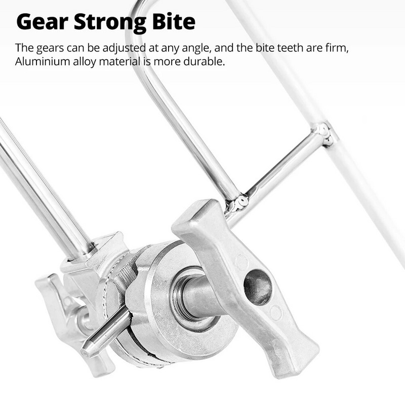 Didelės apkrovos rankenos galvutė 1,5 cm 15 mm C stovo tvirtinimo adapteris metalinis laikiklis Fotografija, skirta lengvo stovo prailginimo strėlės svirties