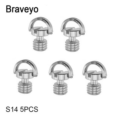 1/4 collas skrūvējama D veida gredzena kameras skrūve ar ātri noņemamu plāksni stiprinājuma statīva monopoda lodīšu galviņas fotoattēlu fotografēšanas fiksēts adapteris DSLR