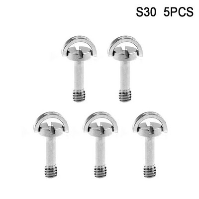 1/4 collas skrūvējama D veida gredzena kameras skrūve ar ātri noņemamu plāksni stiprinājuma statīva monopoda lodīšu galviņas fotoattēlu fotografēšanas fiksēts adapteris DSLR