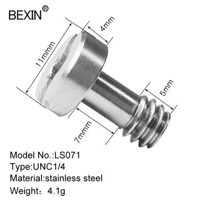 BEXIN set vijaka za kameru, 1/4 inčni pločasti vijak za brzo otpuštanje, dslr dodatak, adapter za stativ za stativ za dslr kameru