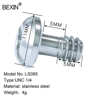 BEXIN set vijaka za kameru, 1/4 inčni pločasti vijak za brzo otpuštanje, dslr dodatak, adapter za stativ za stativ za dslr kameru