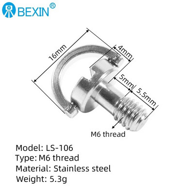 BEXIN set vijaka za kameru, 1/4 inčni pločasti vijak za brzo otpuštanje, dslr dodatak, adapter za stativ za stativ za dslr kameru
