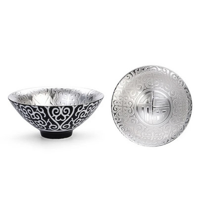 70 ml Creative 999 Sterling Silver Master Cup kerámia teáscsészék Irodai kis teástál háztartási, kézzel készített kínai kung fu italos edények