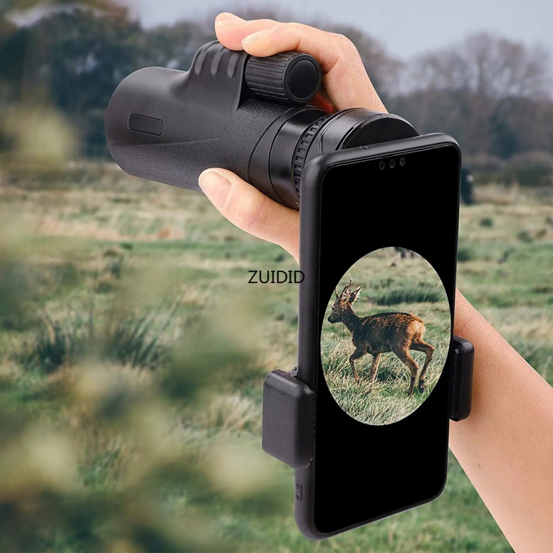ZUIDID universalaus teleskopo telefono adapterio tvirtinimo suderinami žiūronai, monokulis, mikroskopas, taškas, teleskopas