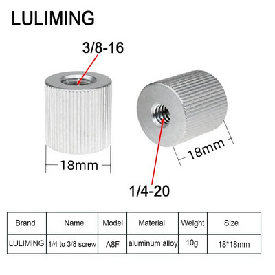 1/4 - 3/8 5/8-27 átalakító csavaros mikrofontartó 3/8 - 5/8-27 csavaros fényképezési tartozék DSLR fényképezőgép mikrofonhoz