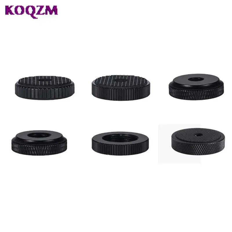Винт за камера 1/4 3/8 5/8 инча Гайка Photography Acc Hot Shoe Seat Lock Knob Flash Stand Mount Adapter For Dslr Tripod Selfie Stick