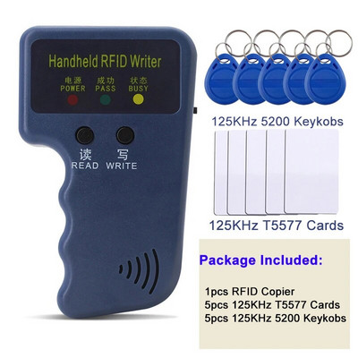 Разпродажба Ръчен 125KHz EM4100 T5577 RFID ID Card Writer Копирна машина Дубликатор Повтарящ се програмист за Office Home Security