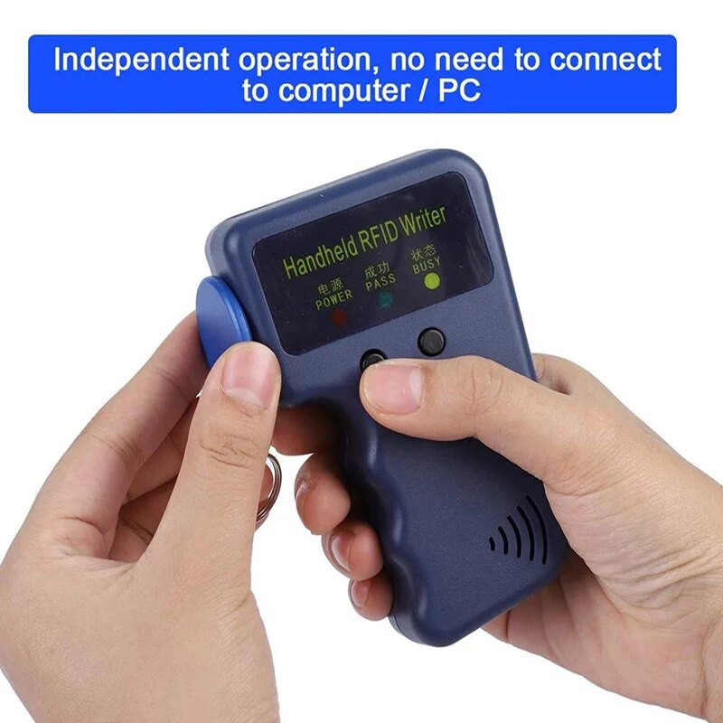 Reducere de vânzare Handheld 125KHz EM4100 T5577 RFID ID Card Writer Copiator Duplicator Programator repetitiv pentru Office Home Security